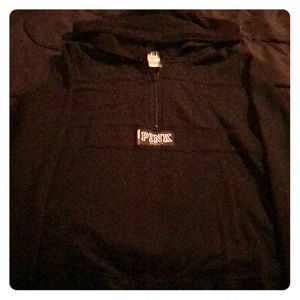 Pink shirt with hood